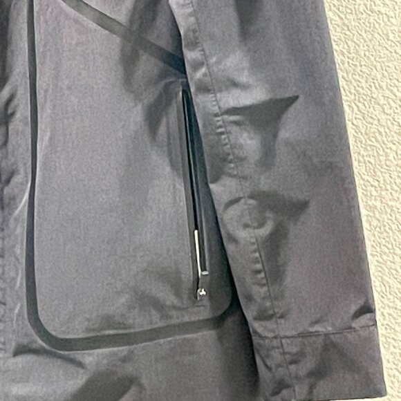 (NEW) MONDETTA Lightweight Wind/Rain Breaker Hooded Jacket, Charcoal - S/P - Picture 3 of 12